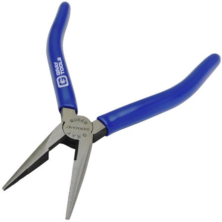 Gray Tools 5-3/4" Needle Nose Straight Cutter Pliers, With Vinyl Grips, 1-1/2" Jaw B230B